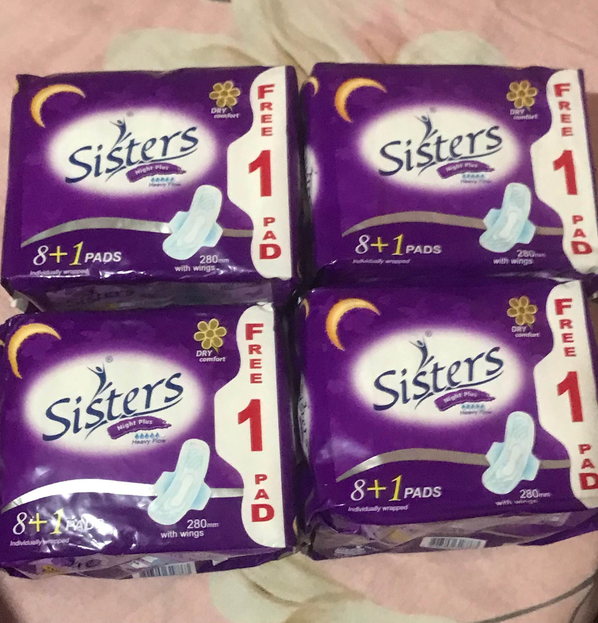 Ala-eh1019 Sisters Sanitary napkin Bundle Pack Buy 4packs sisters ...