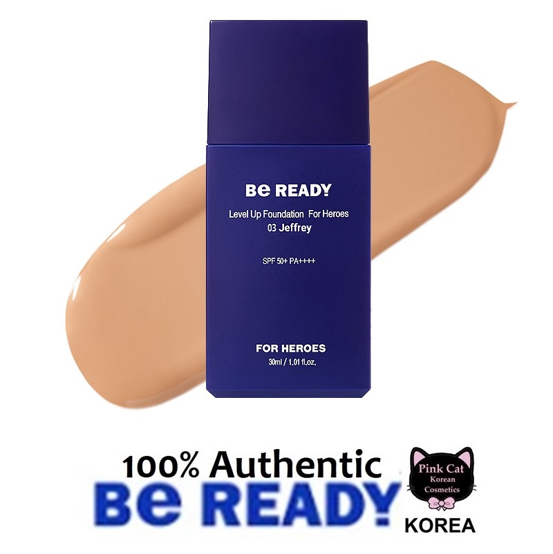 Korean Cosmetics BE READY Level Up Foundation For Heroes 30ml 03