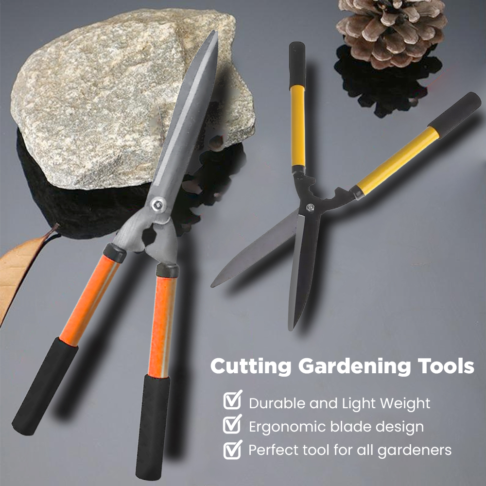 Shears Tree Trimmer Garden Shears With Ergonomic Grips For Garden Cutting,  Shaping, And Trimming(1pc, Orange)