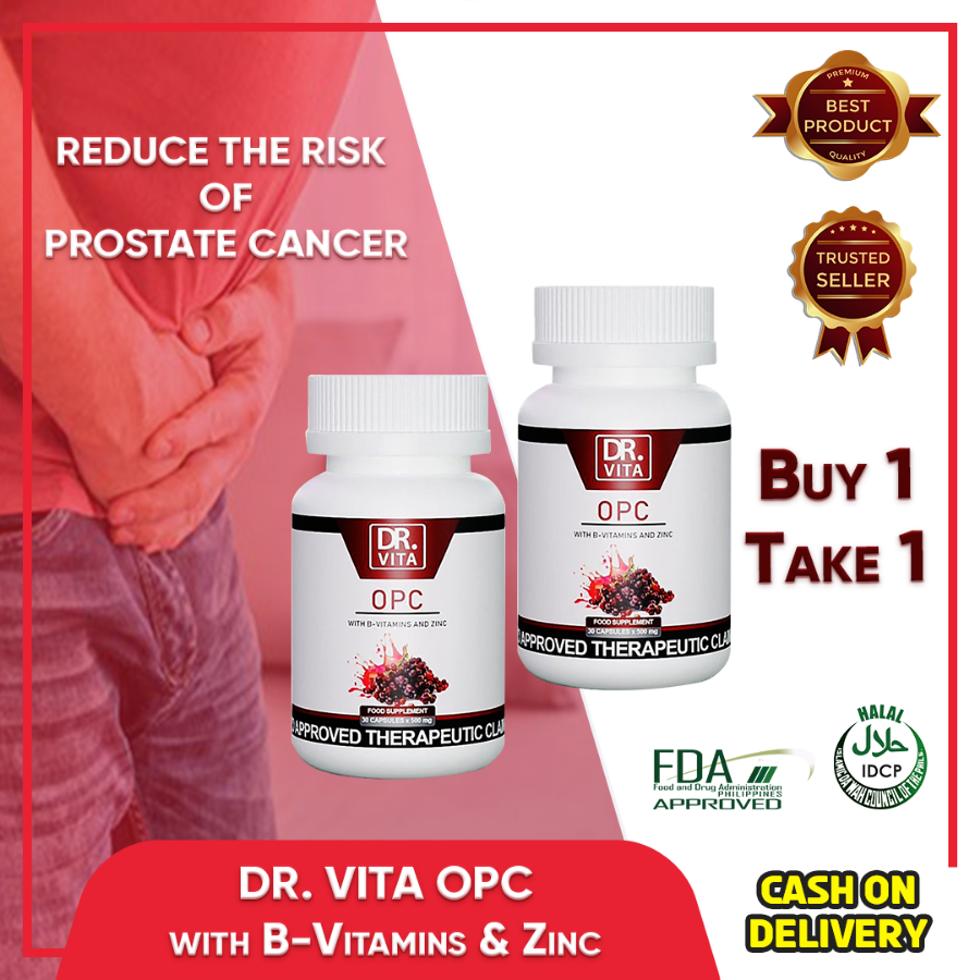 (Buy 1 Take 1) Dr. Vita OPC with BVitamin and Zinc for Prostate Health