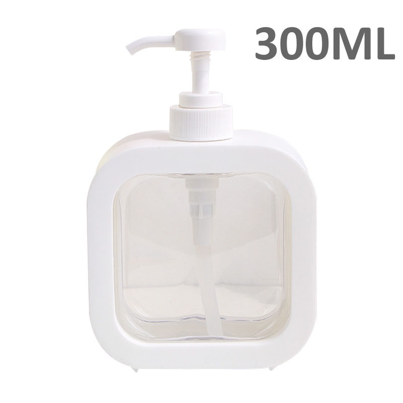 300ml 500ml Clear Plastic Pump Bottles Kitchen Liquid Soap Dispenser Hand Sanitizer Shower Empty