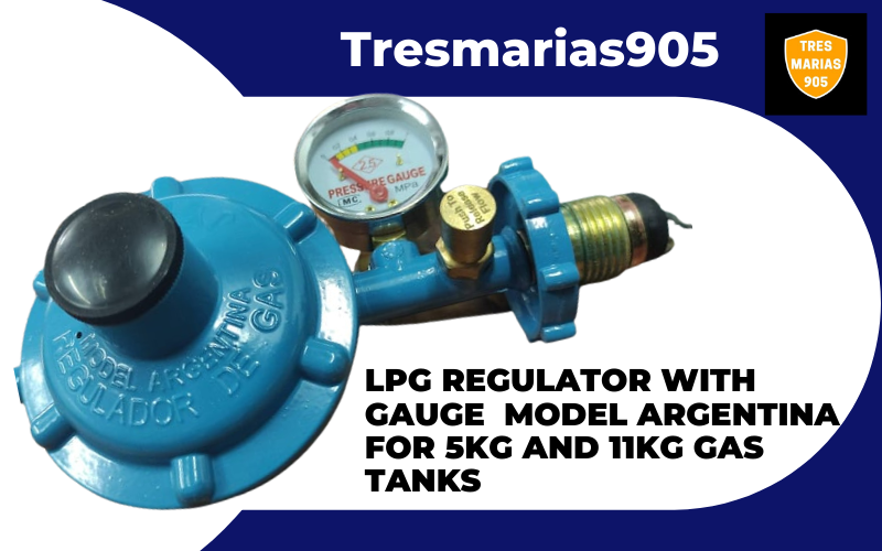 LPG REGULATOR WITH GAUGE MODEL ARGENTINA FOR 5KG AND 11KG GAS TANKS AT Tresmarias905 Lazada PH