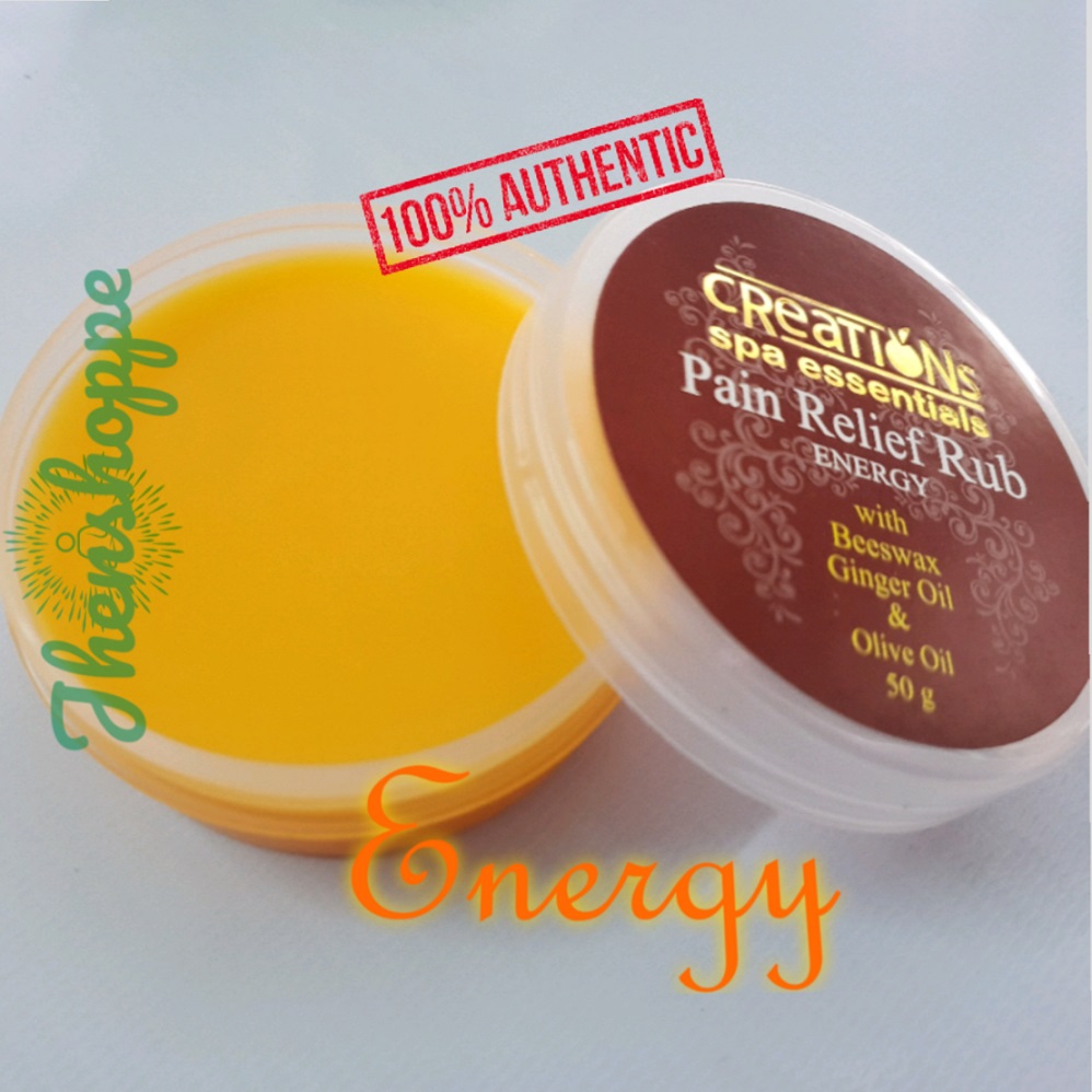 CREATIONS Spa Essentials Pain Relief Rub ENERGY 50g Lazada PH