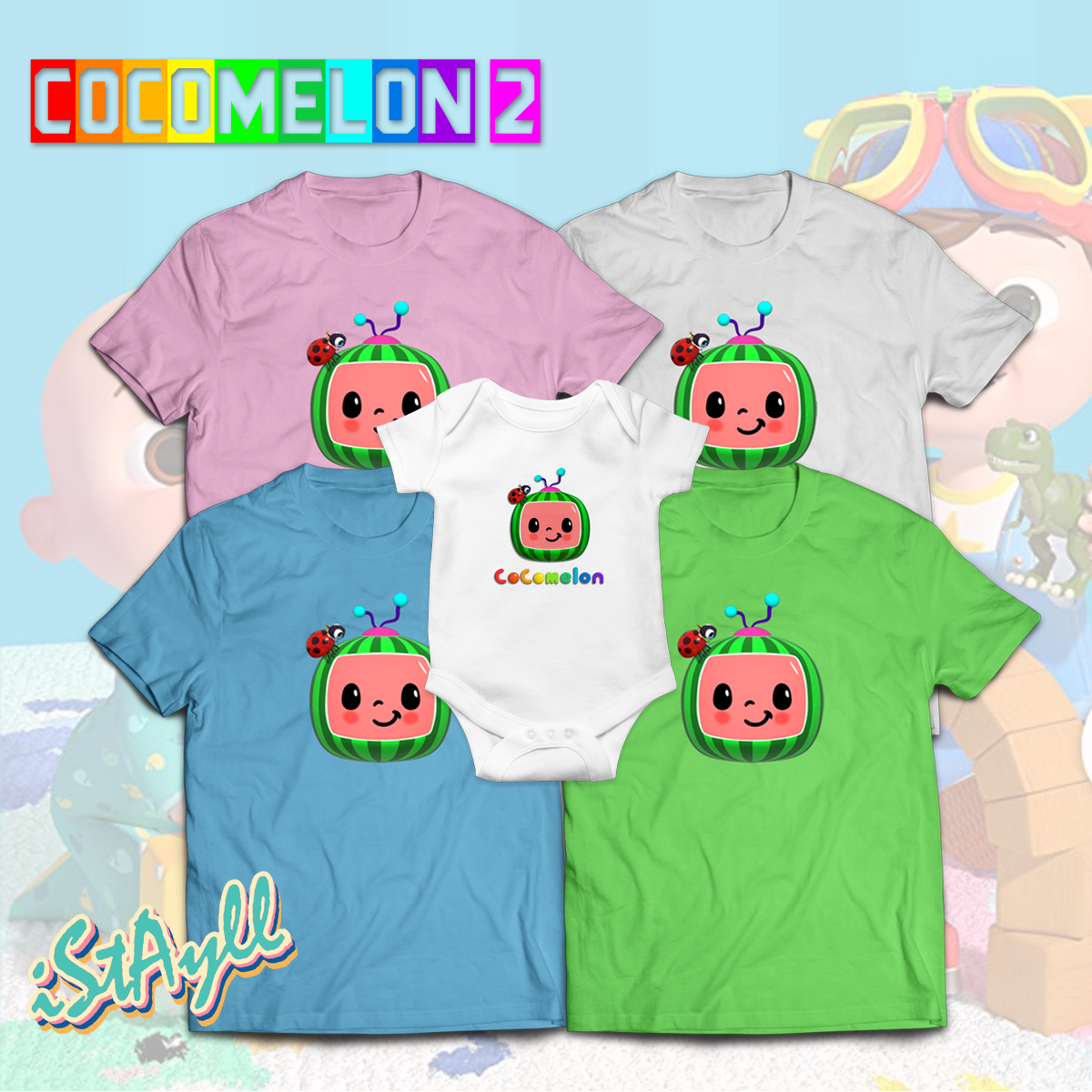 Cocomelon Shirt for Kids and Adult 