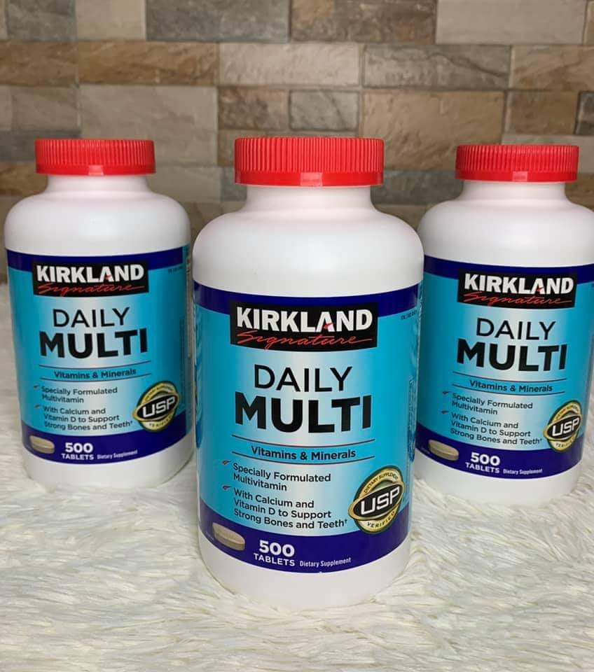 Kirkland Signature Daily Multi Vitamins & Minerals (500 tabs) Lazada PH