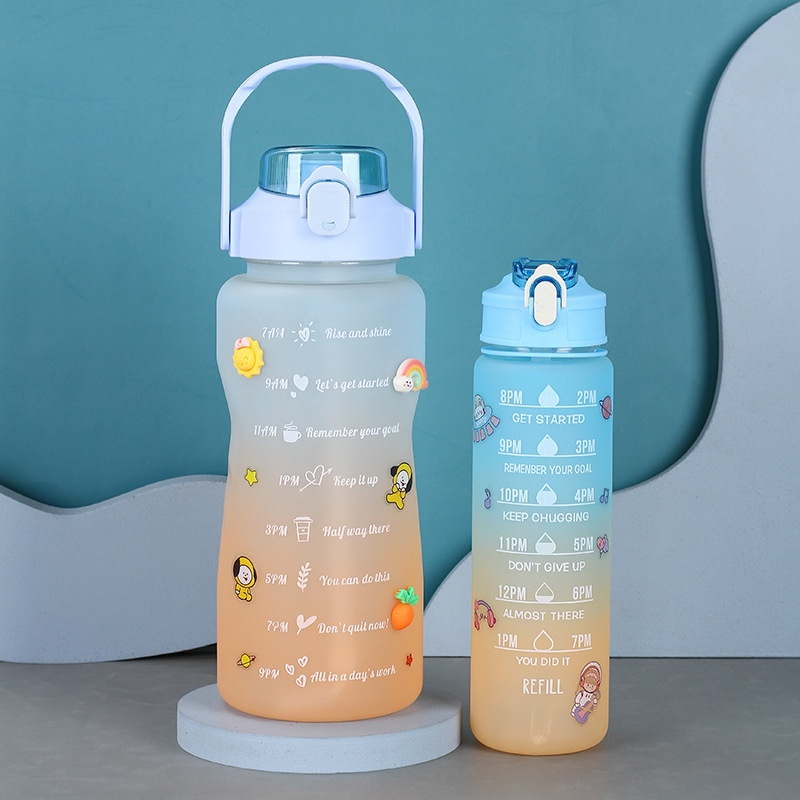 Aqua Flask Tumbler 2L Tumbler For Kids Girls Boys School 2in1 2000ml ...