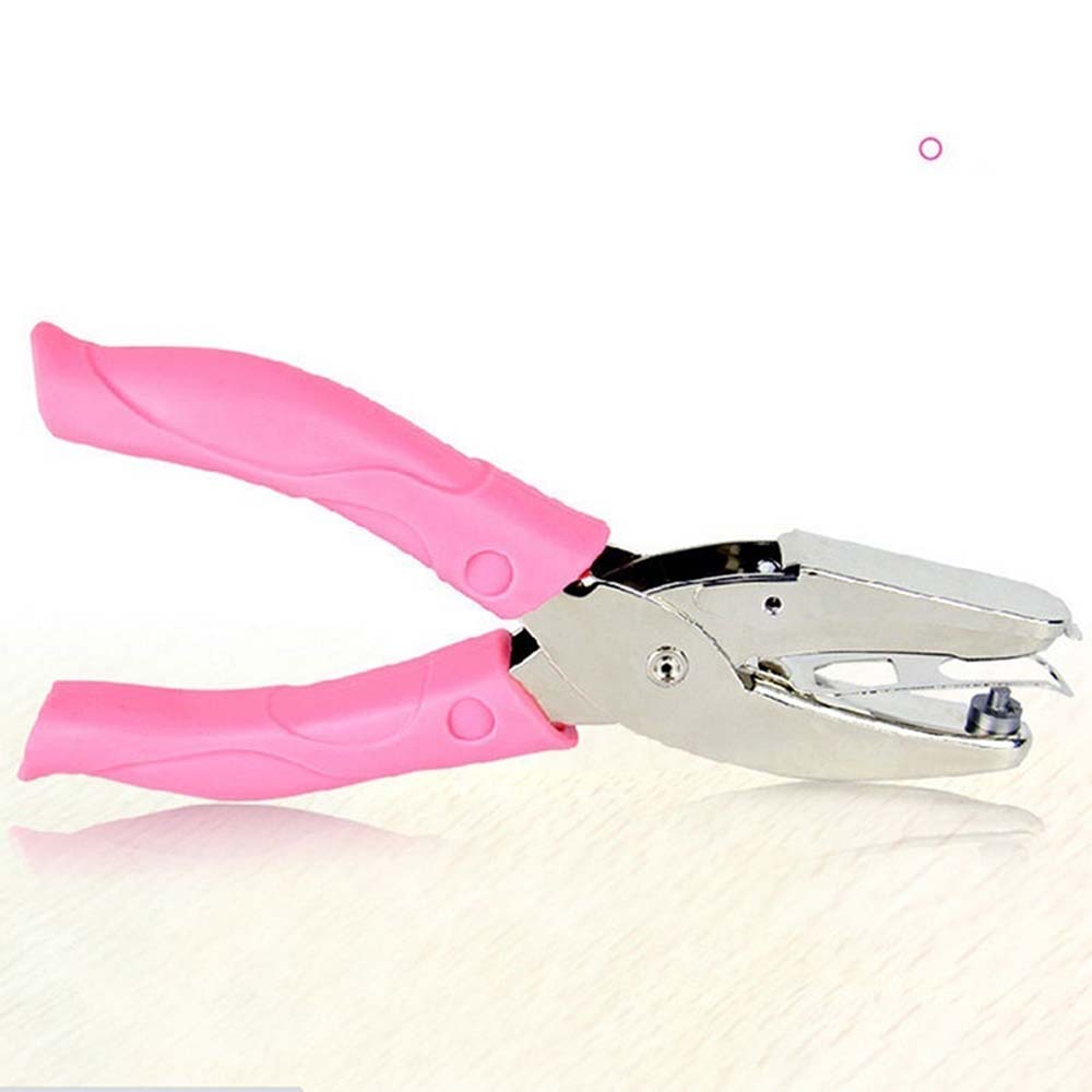 EGU Cầm tay Đối với Sổ ghi chép vé Thẻ Lỗ đơn Với Soft-Handled Biên giới Scrapbooking Máy cắt giấy Cai đục lô Văn phòng phẩm Office Binding Đồ dùng học tập