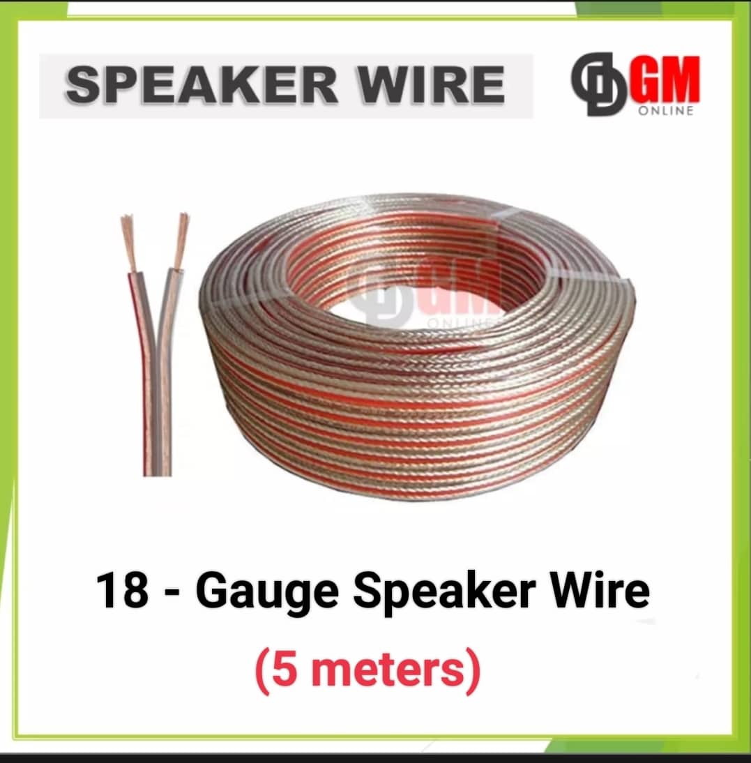 Speaker Wire Guage 18 (5 meters) Lazada PH