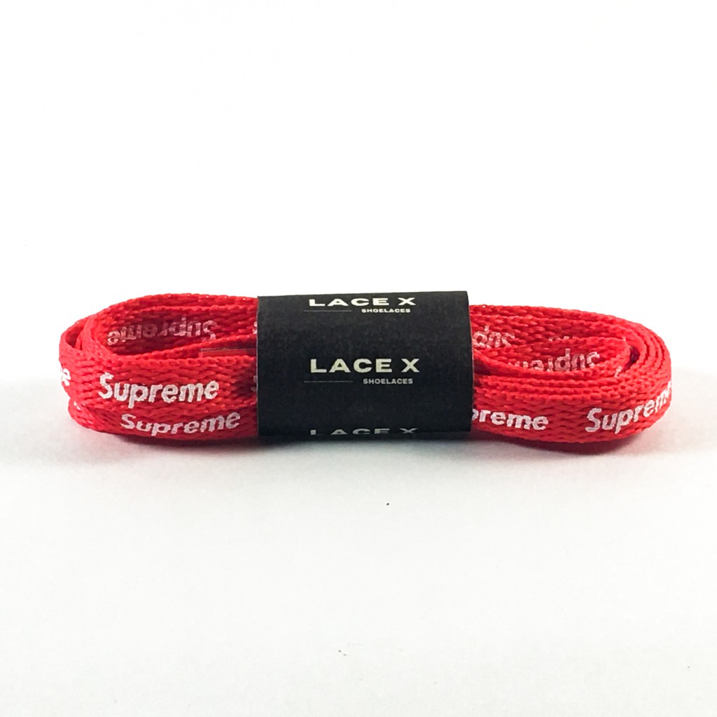 red supreme laces