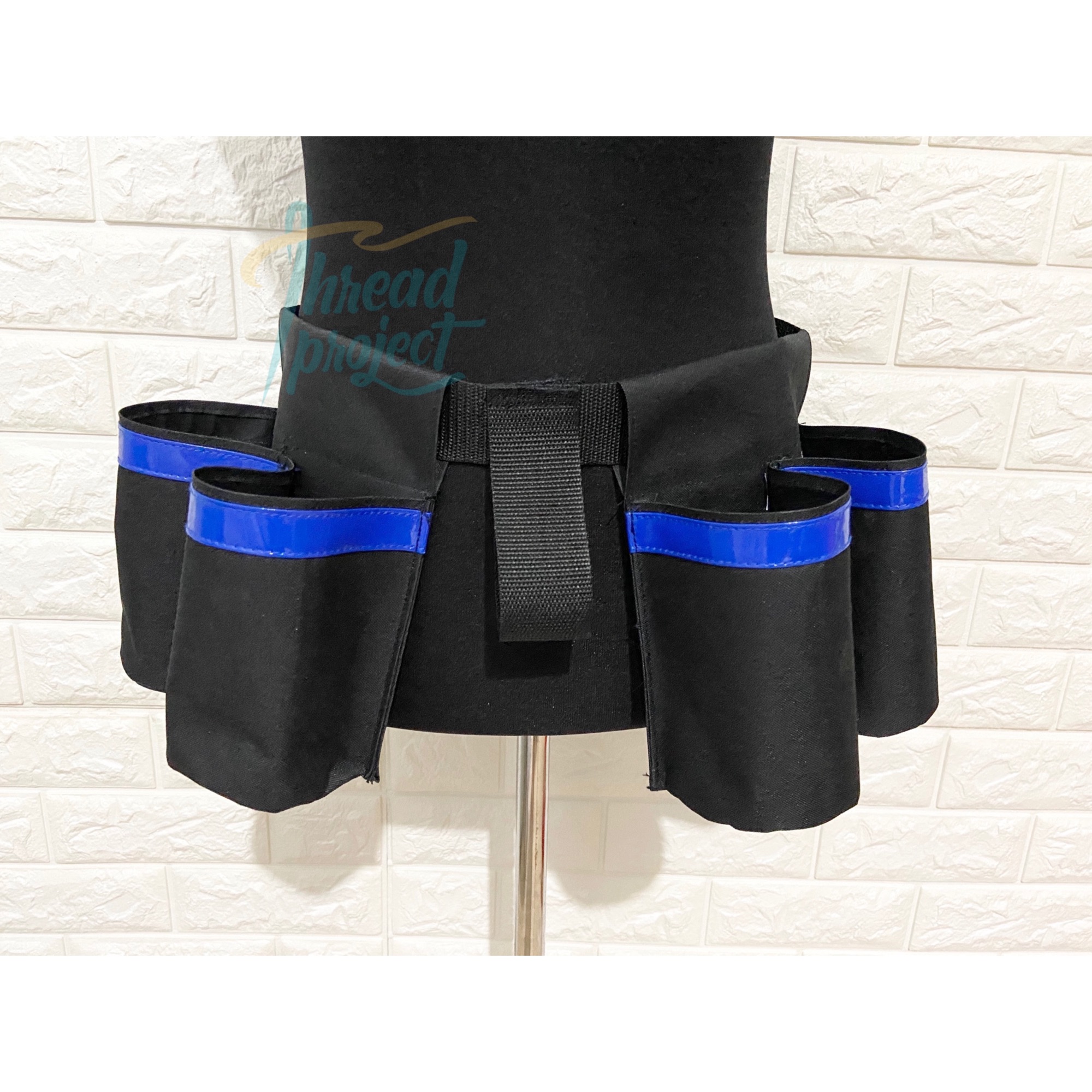 Janitorial Belt Bag 4 Pockets Adjustable Utility Belt Bag Housekeeping