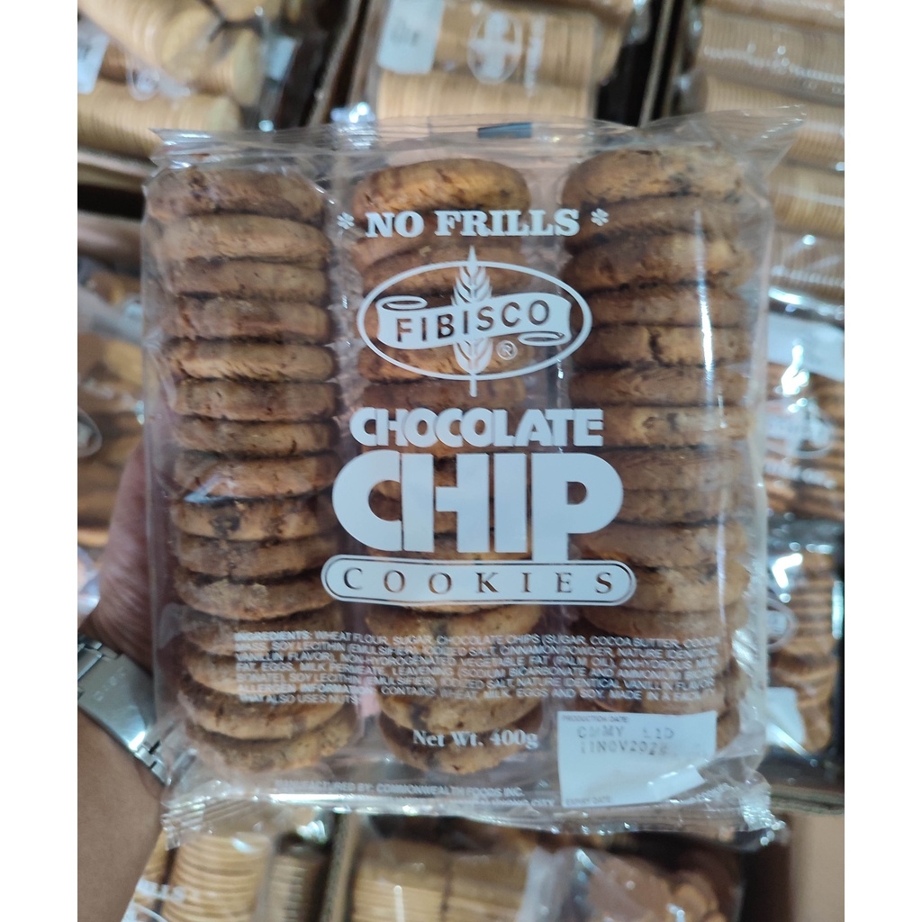 Fibisco Choco chips/Jolly/Marie/Butter Cookies (No Frills) | Lazada PH