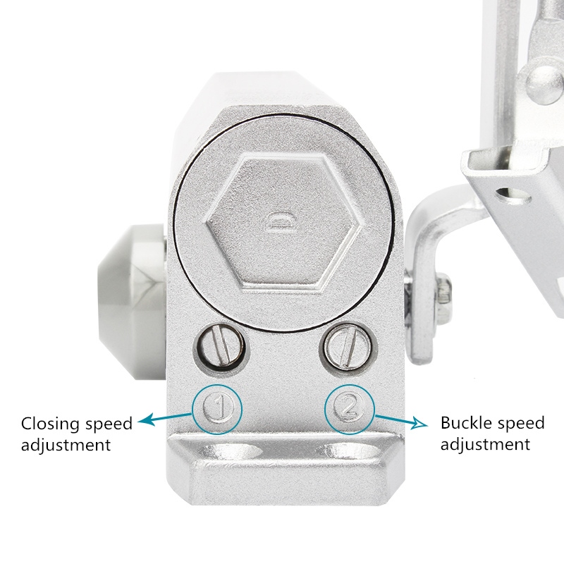 1050kg Automatic Door Closers Security System Adjustable Closing/Latching Speed Aluminium for