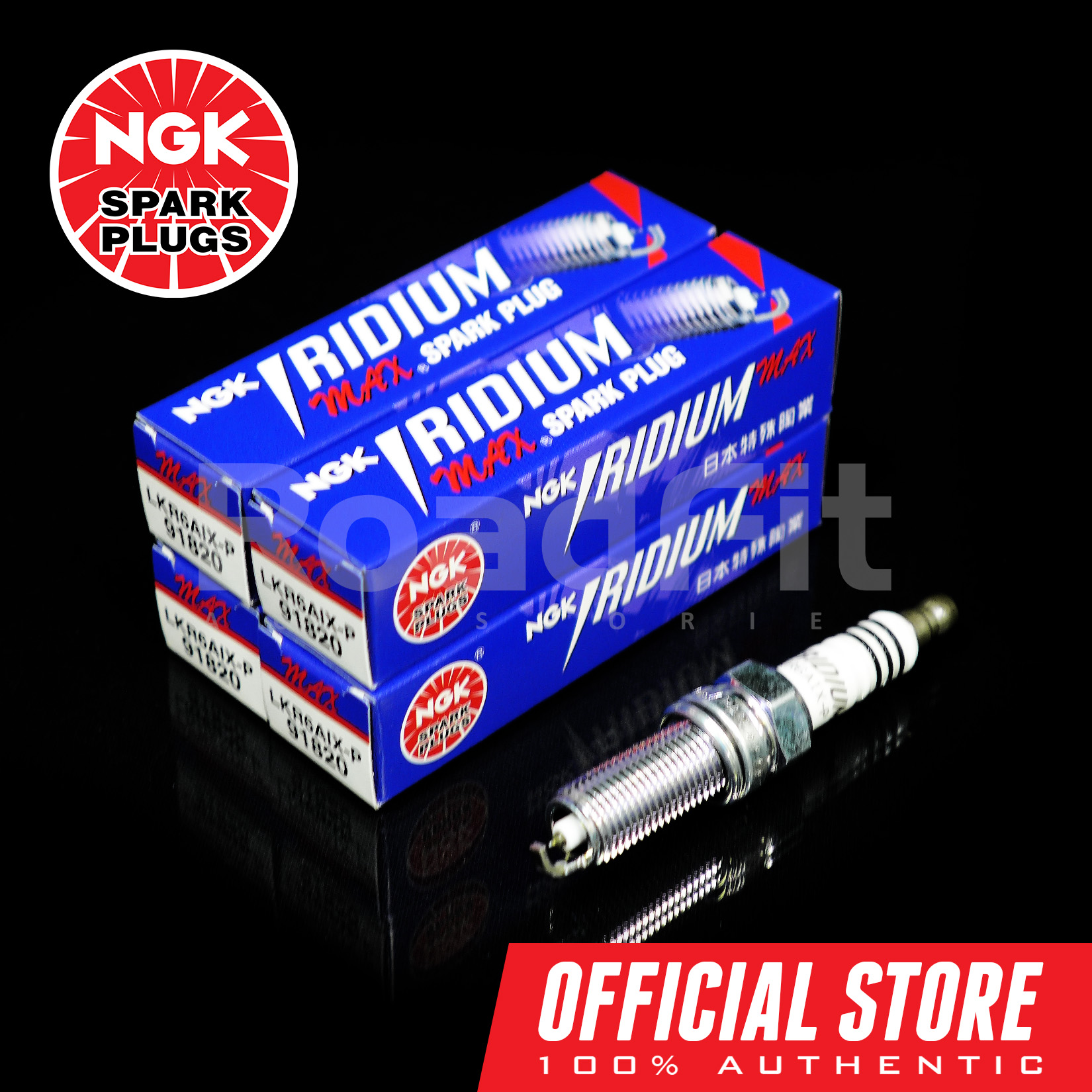 NGK LKR6AIX-P Iridium Max Spark Plugs For Suzuki Ciaz, Ertiga K14B ...