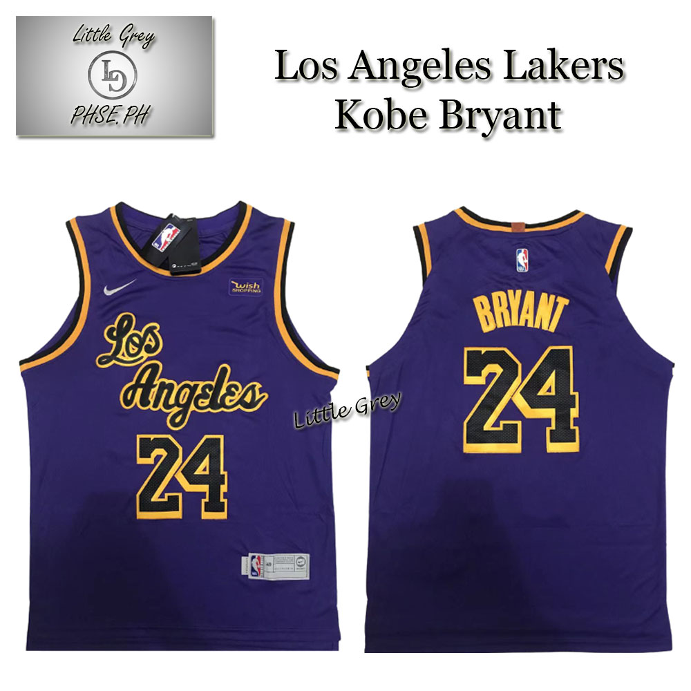 Men's Los Angeles Lakers Kobe Bryant #24 Nike Purple 2021/22