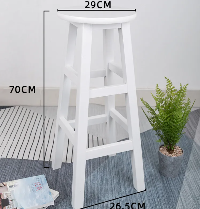 solid wood bar chair bar table exquisite high chair home kitchen