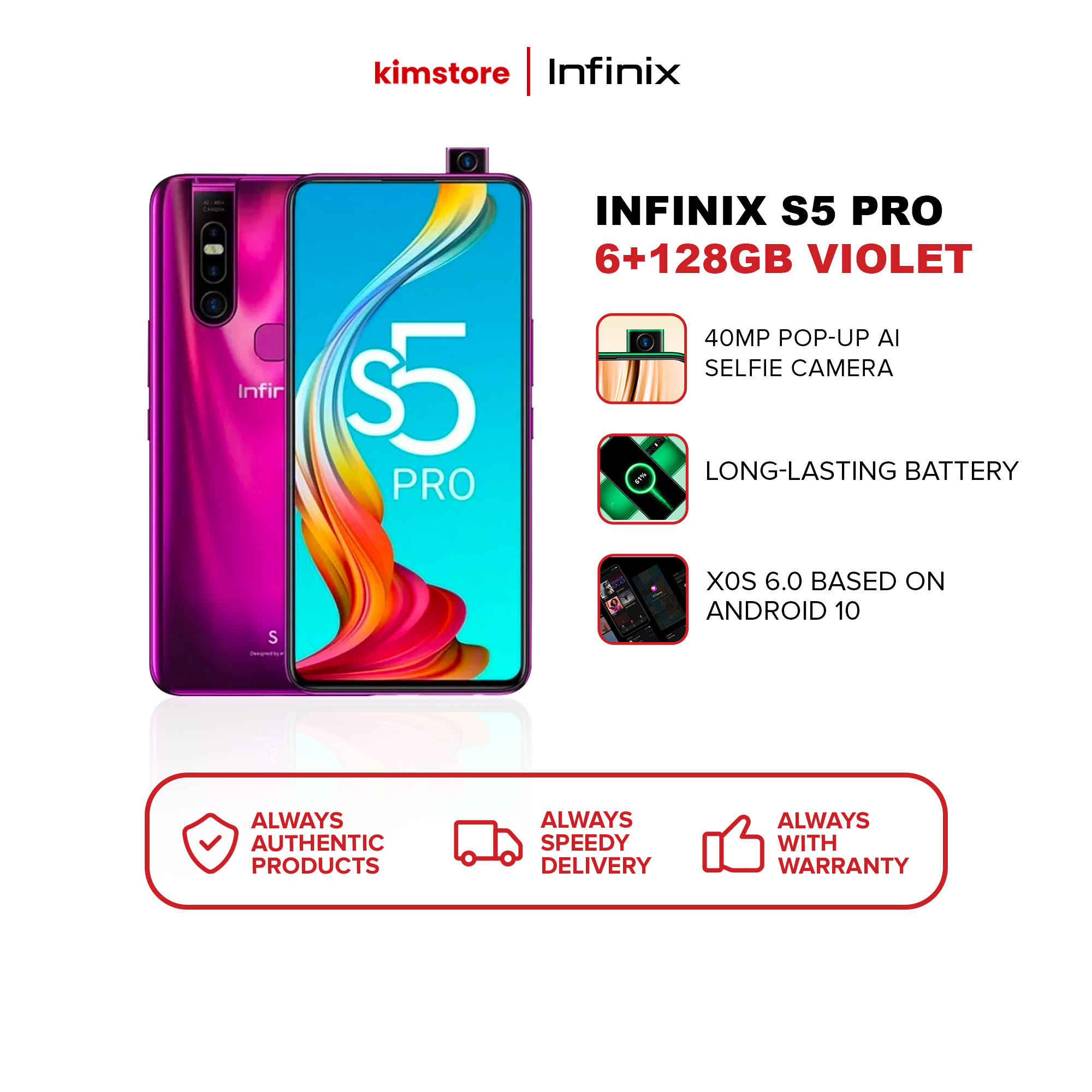Infinix S5pro Infinix Pop Up Camera S5 Smartphone Infinix S5 Pop - Main Image