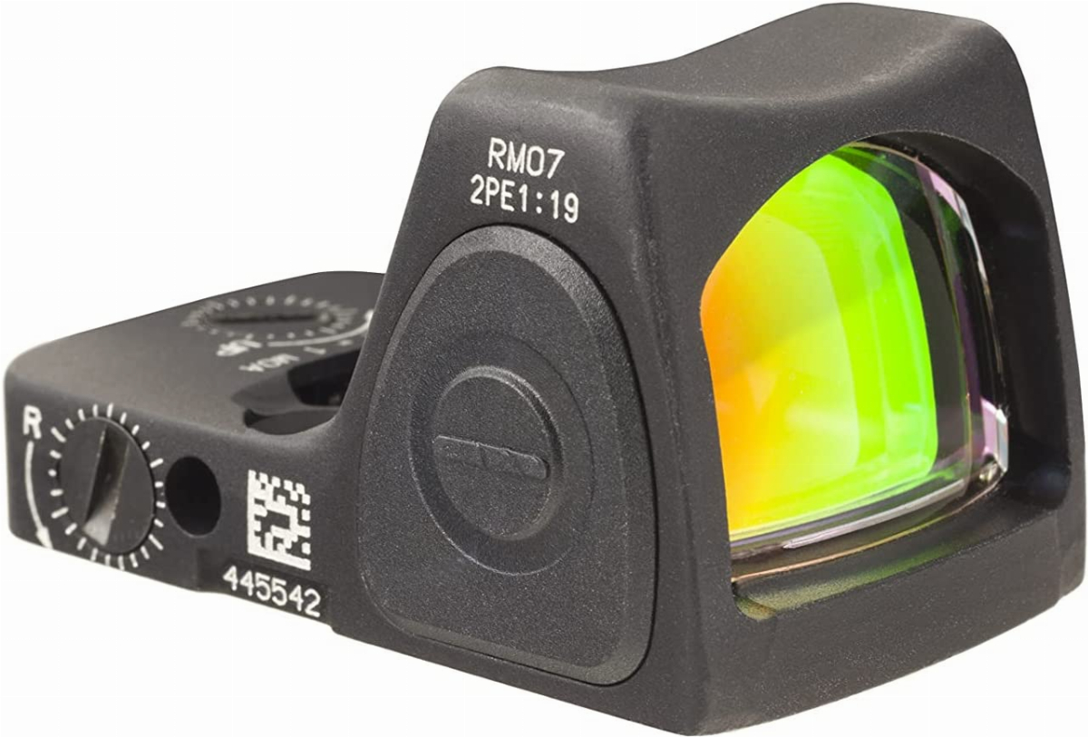 Trijicon RM07-C-700679 RMR Type 2 Adjustable LED Sight, 6.5 MOA Red Dot ...