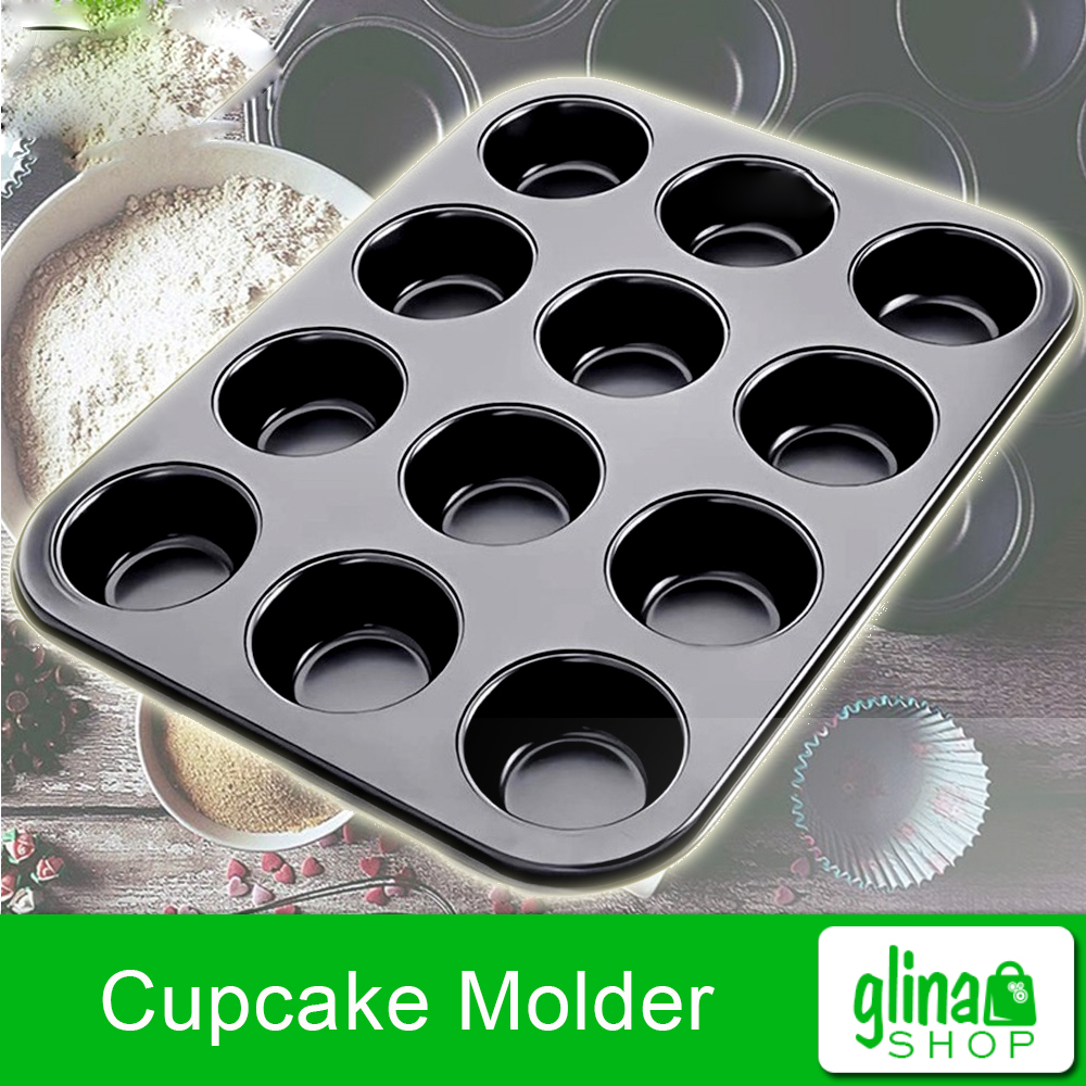 Egg Bites-Blue homEdge 12-Cup Silicone Muffin Pan Pack of 3 Non-Stick Muffin Molds Baking Pan for Cupcake Tarts 