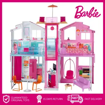 barbie 3 storey house
