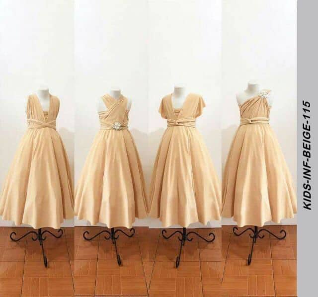 Infinity dress peach color best sale