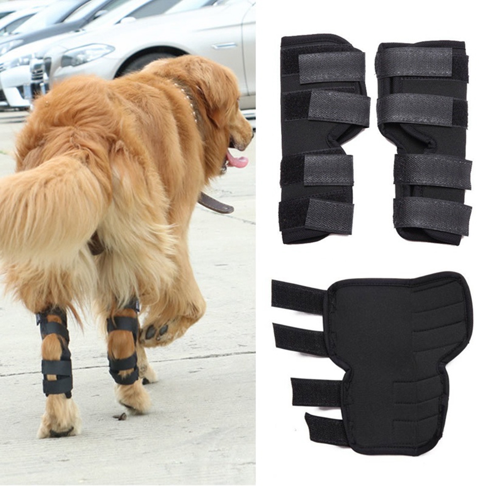 FKI2589สำหรับผ่าตัดบาดเจ็บผ้าพันแผล Protector Recover ขาสุนัขเครื่องป้องกันขา Joint Wrap อุปกรณ์สุนัขลูกสุนัข Kneepad สุนัขที่ป้องกันข้อมือสัตว์เลี้ยงเข่า Pads