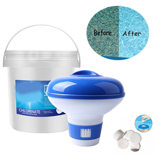 POOL CLEANER- Dispenser Floating Swimming Pool Chlorinate 300Pcs ...