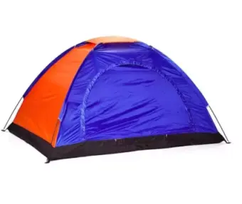 purple camping tent