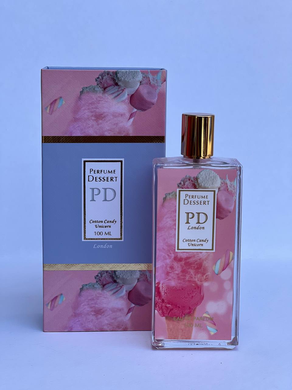 Perfume Dessert London COTTON CANDY UNICORN GOURMAND 50 ml 100 ml Bottle