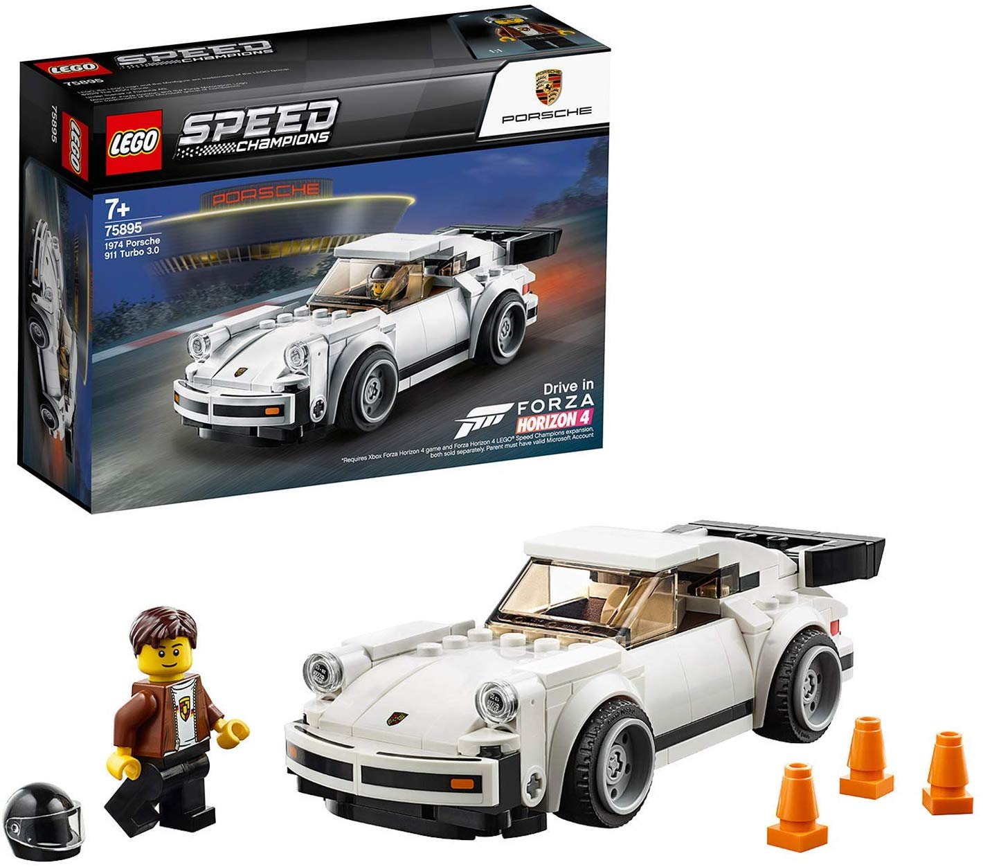 lego speed champions white porsche
