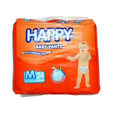 Happy Pants Medium 24 pcs | Lazada PH