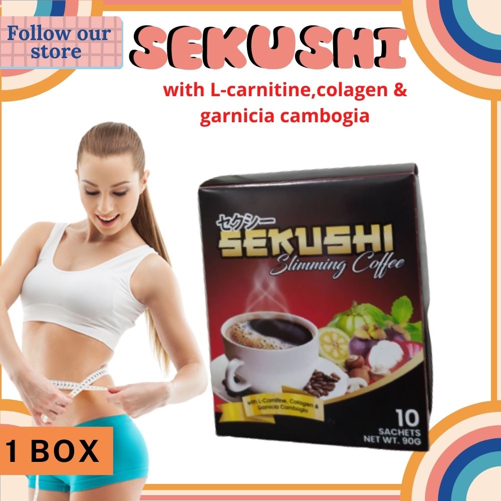 ORIGINAL Sekushi Slimming Coffee Japan With Collagen LCarnitine And