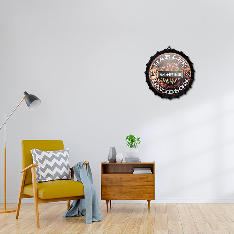 Creative Rustic Vintage Beer Bottle Cap Wall Decor 30cm Lazada PH