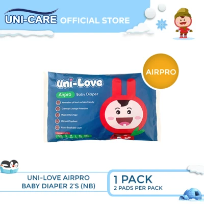 UniLove Airpro Baby Diaper 2's (Newborn) Pack of 1