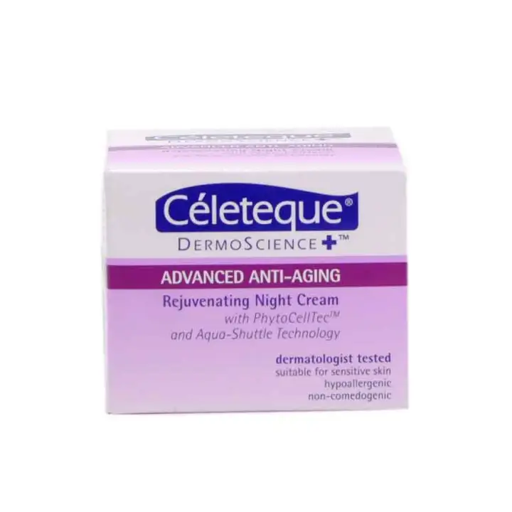 celeteque moisturizer at night