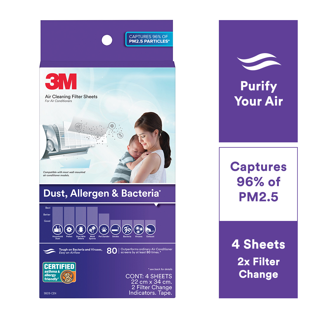 3M Aircon Filter Dust, Allergen and Bacteria review and price