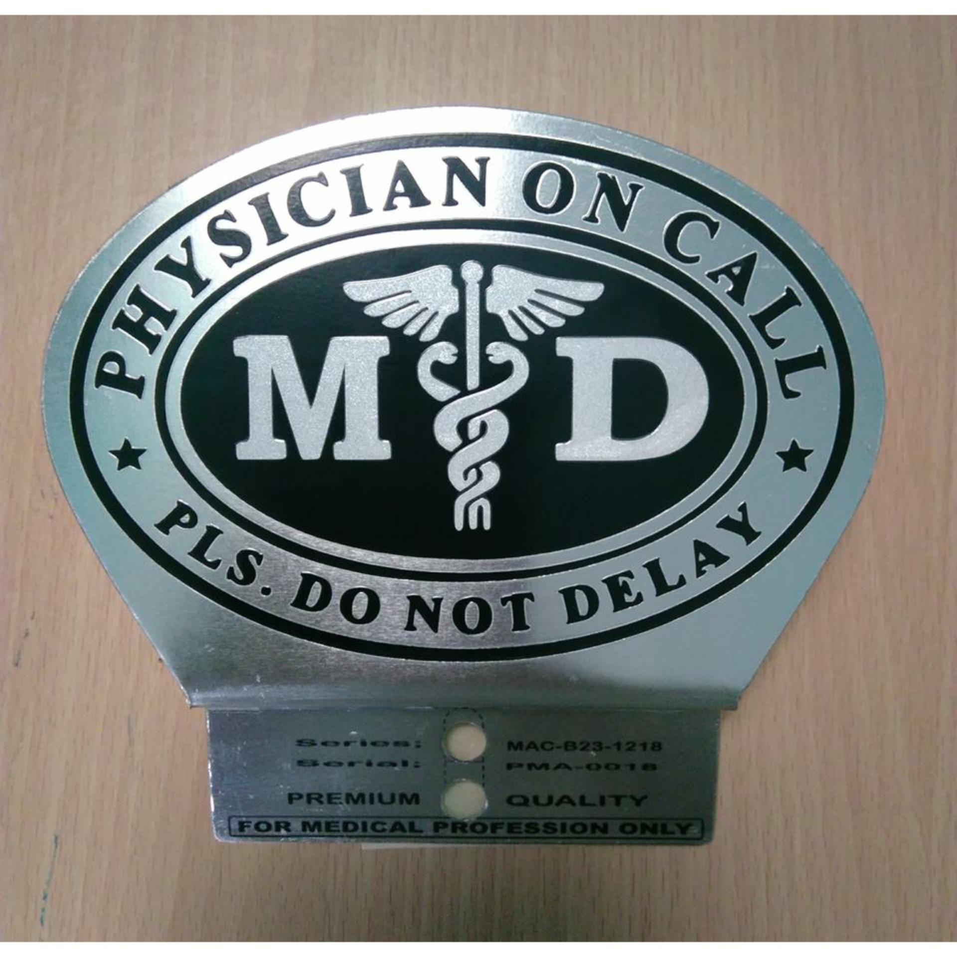 Doctors/ MD Car Plates and Emblems Lazada PH