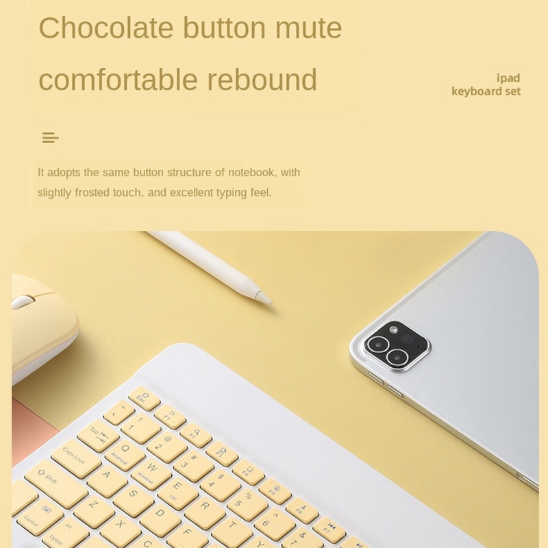 Wireless Keyboard 10 Inch for iPad ALLDOCUBE Teclast P20HD Ultra-Thin Bluetooth Keyboard for Win Android Ios/Mac