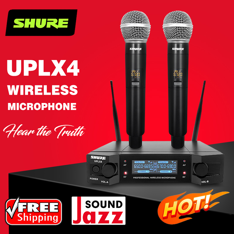 Shure UPLX4 Wireless Microphone Dual Microphone Adjustable Microphone