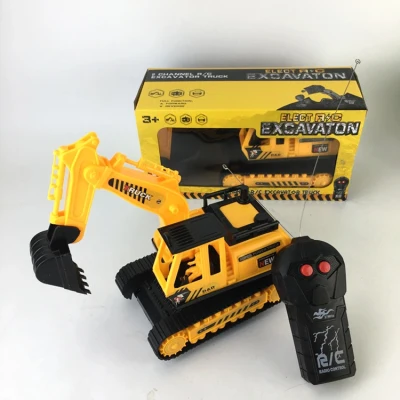 Electric Engineering Heavy Metal Construction Remote Control Excavator Truck Car Toys Kids Children