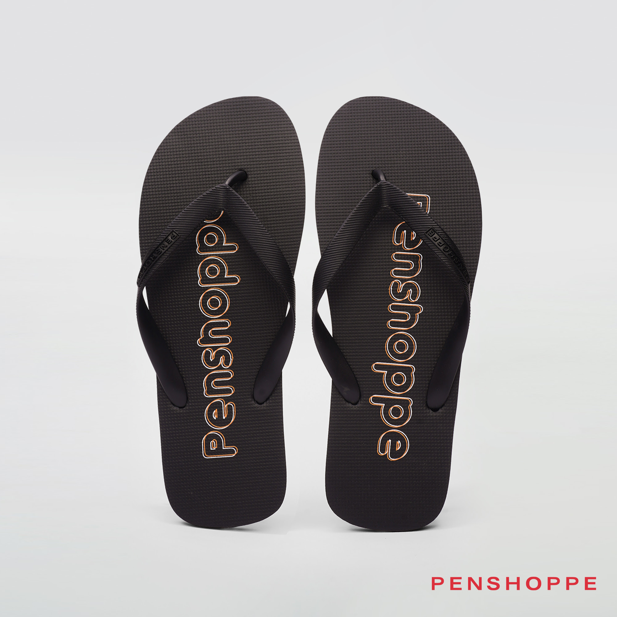 Penshoppe Printed Flip Flops Slippers For Men Black Lazada PH