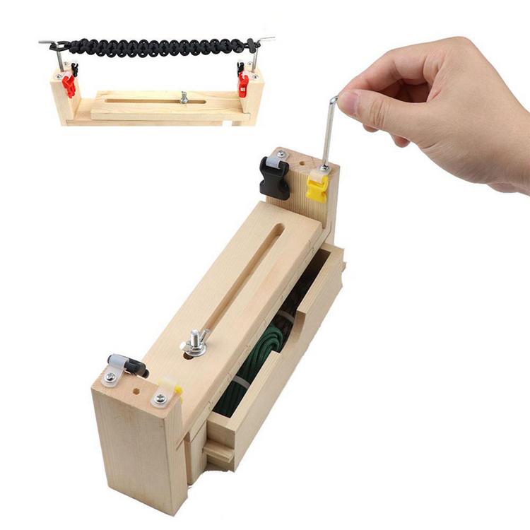Paracord Jigs Maker Adjustable Wooden Paracord Jig Bracelet Kit With 2