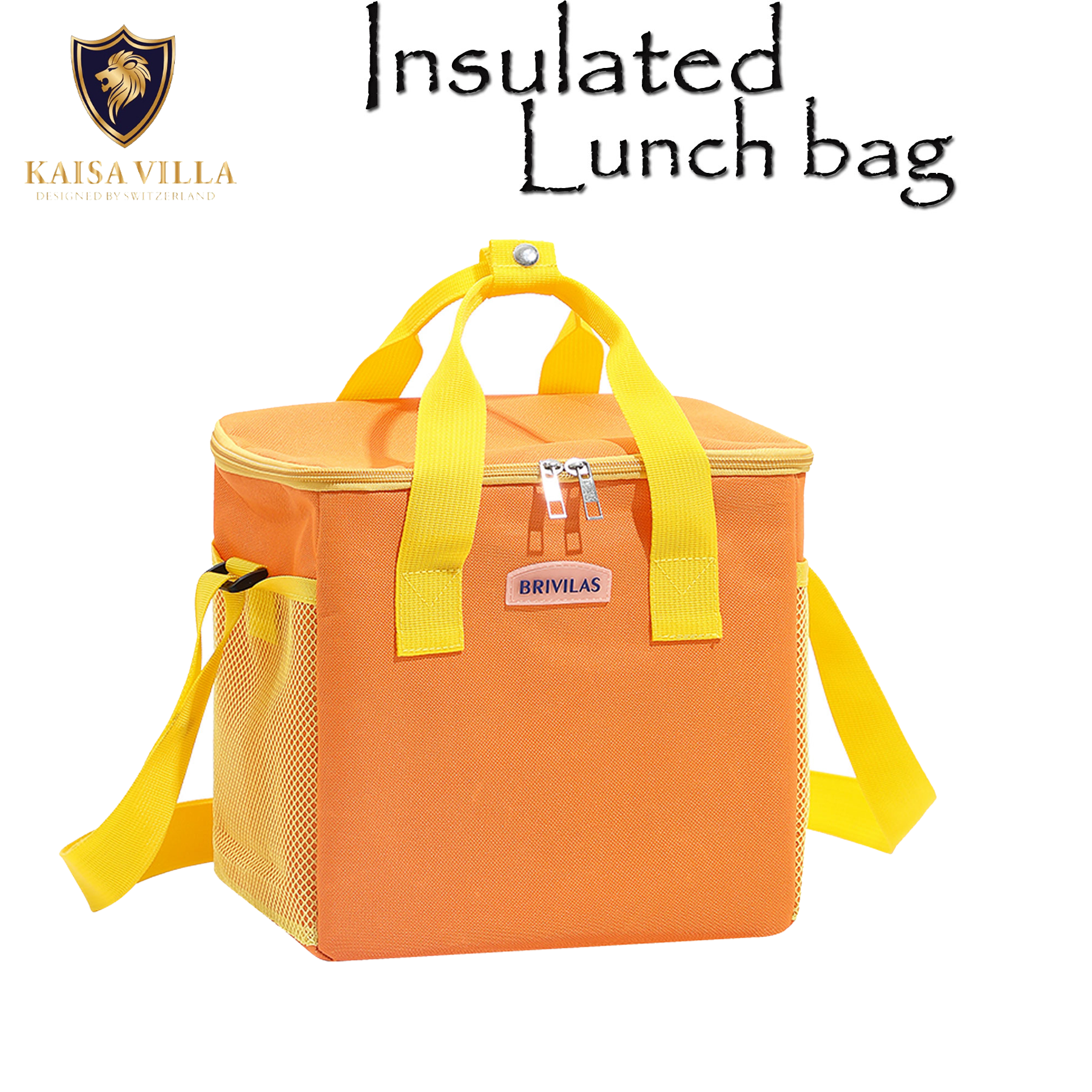 Kaisa Villa Portable insulated thermal lunch bag cooler lunch box bento  lunch bag kids lunch bag tote cooler