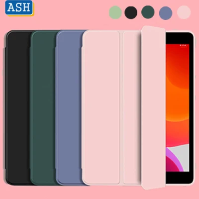 ASH Case for Apple iPad Pro 2020 Pro 12.9 11 Air 3 Pro 10.5 iPad 5th 6th 7th 8th Gen 9.7 10.2 Mini Slim Lightweight Wake Sleep Smart Shell Stand Flip Soft Leather Cover Case