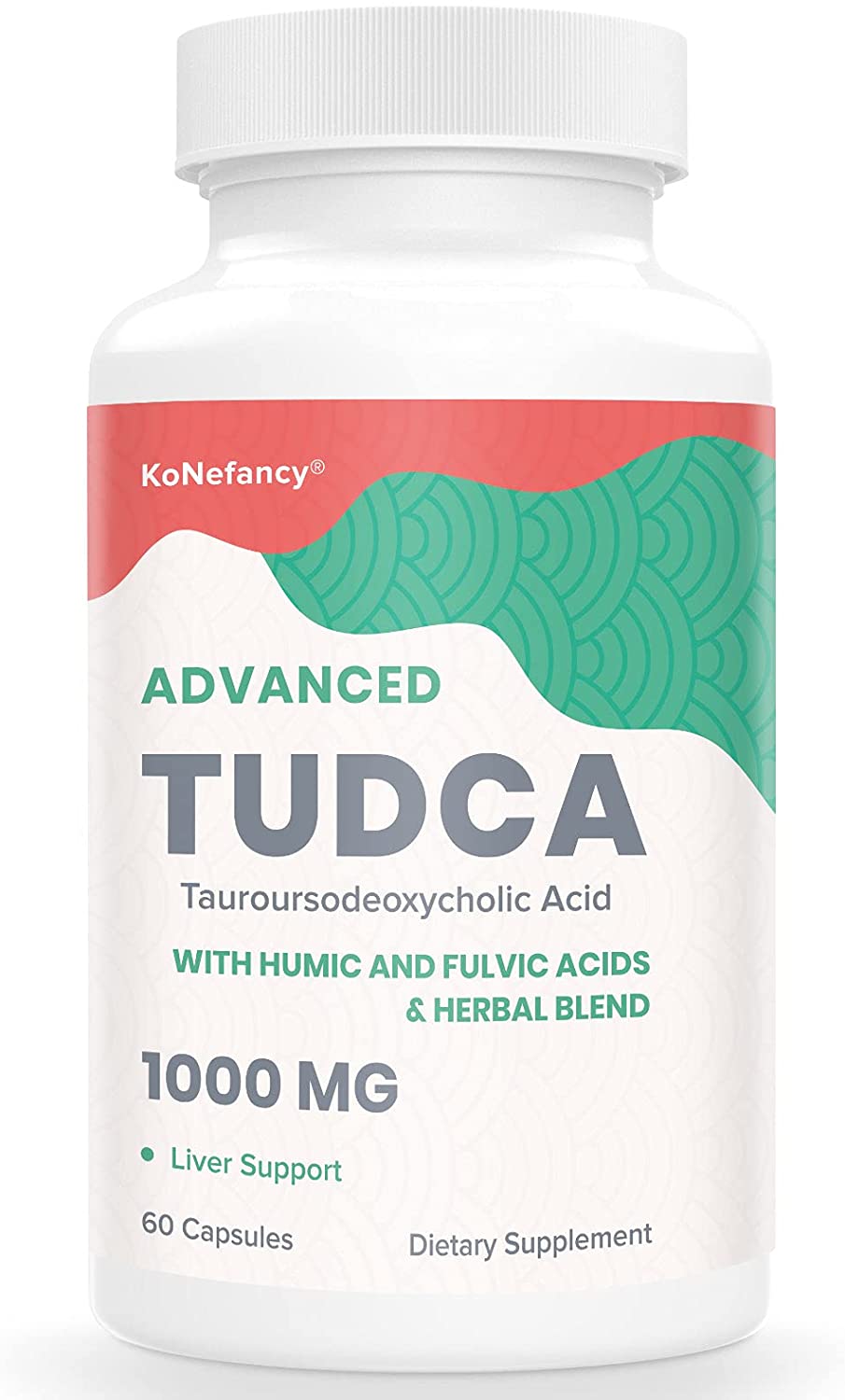 KoNefancy Advanced TUDCA Liver Bile Salts Supplement 1000mg – 60 ...