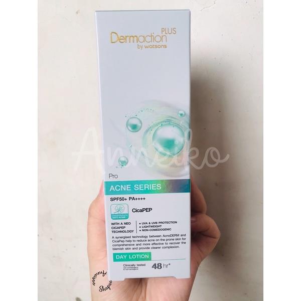 DERMACTION SPF50 AQUA GEL SHEER MATT BROAD SPECTRUM SUNSCREEN LOTION