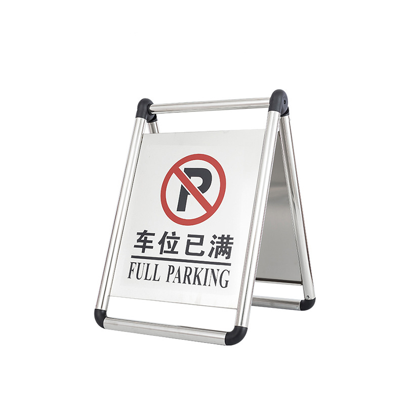 Foldable Parking Sign Stand Smart Sign Cautiong Wet Floor Full Parking