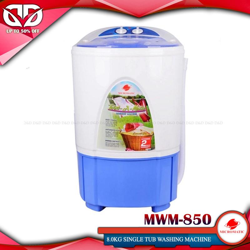 Micromatic MWM850 8.0kg Washing Machine Single Tub Lazada PH