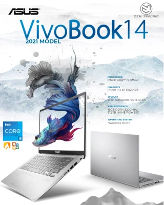 Asus VivoBook 14 V4200EA 2021 Model Brand New Laptop 14 inch Intel Iris Graphics 16GB RAM 512GB SSD