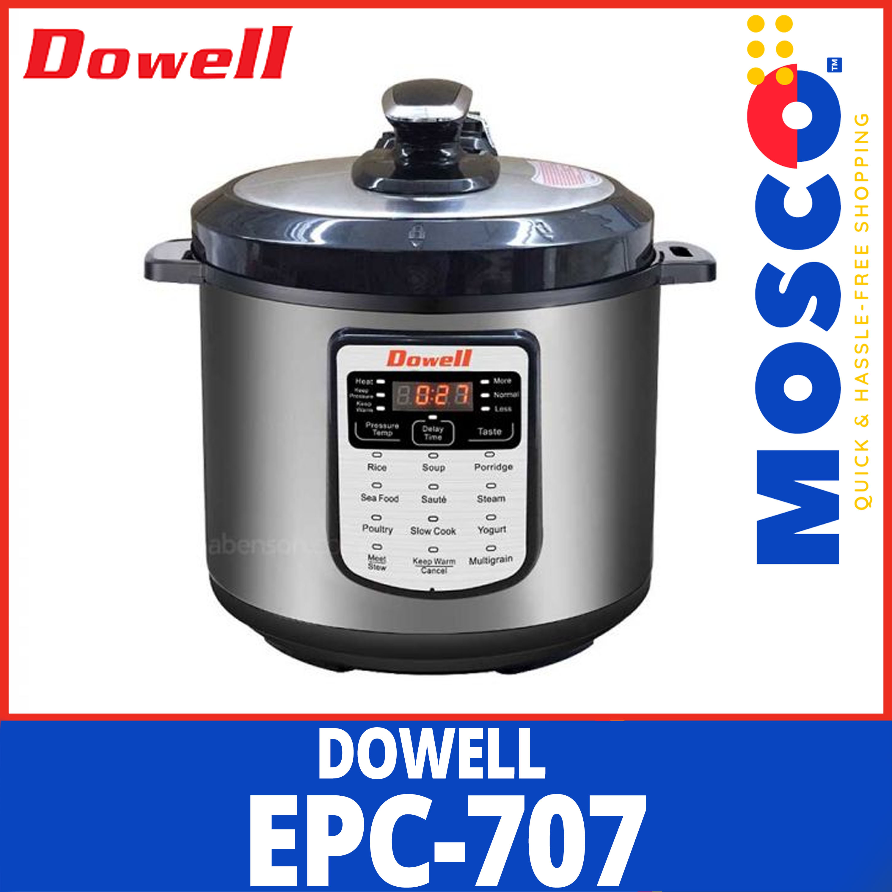 Dowell EPC707 l 5 Liters, Multi Cooker Lazada PH