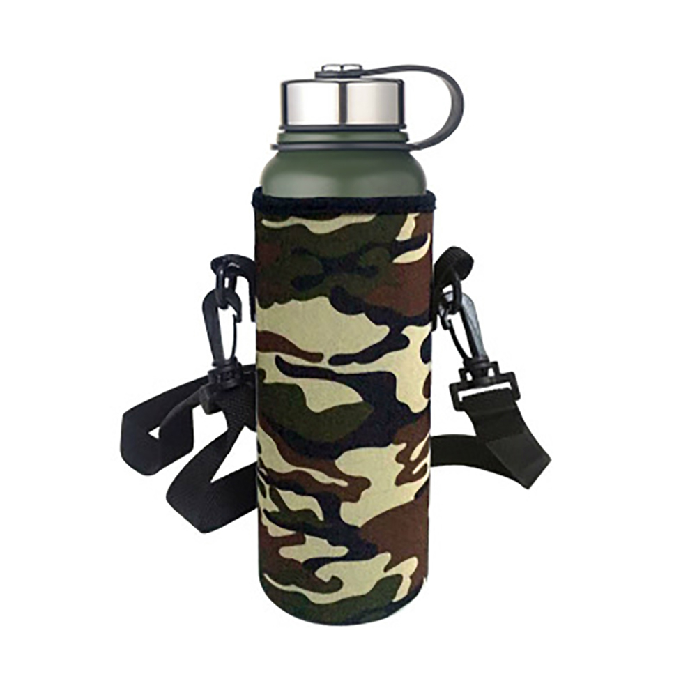Neoprene Water Bottle Carrier Bag with Adjustable Shoulder Strap Aquaflask for hydro flask